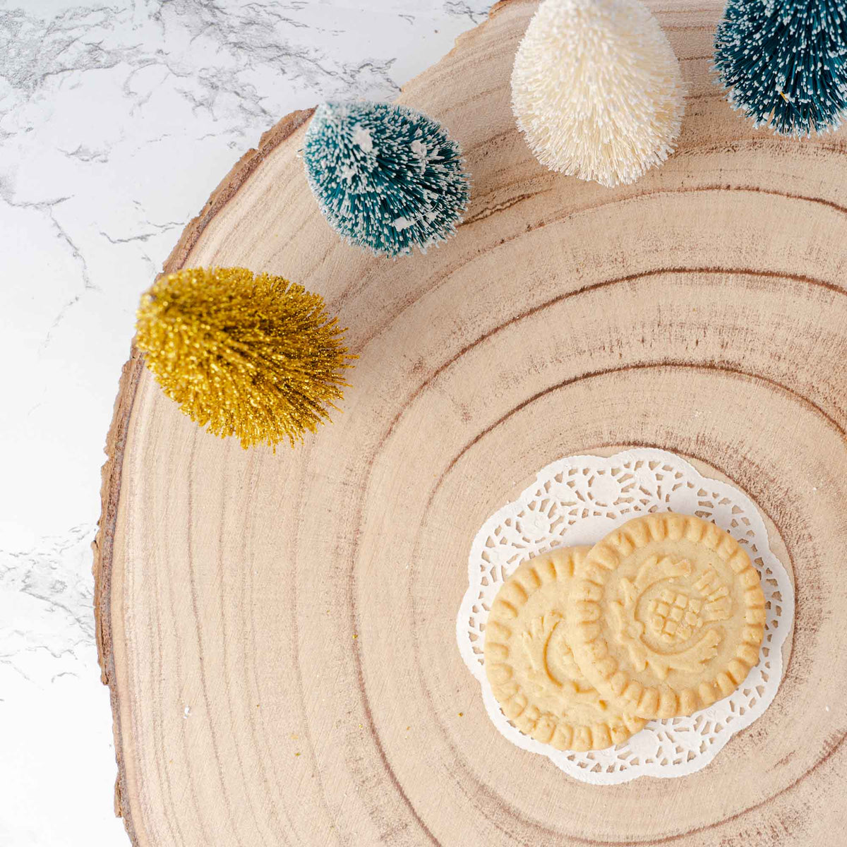 Natural Wood Slices - 18": 18"