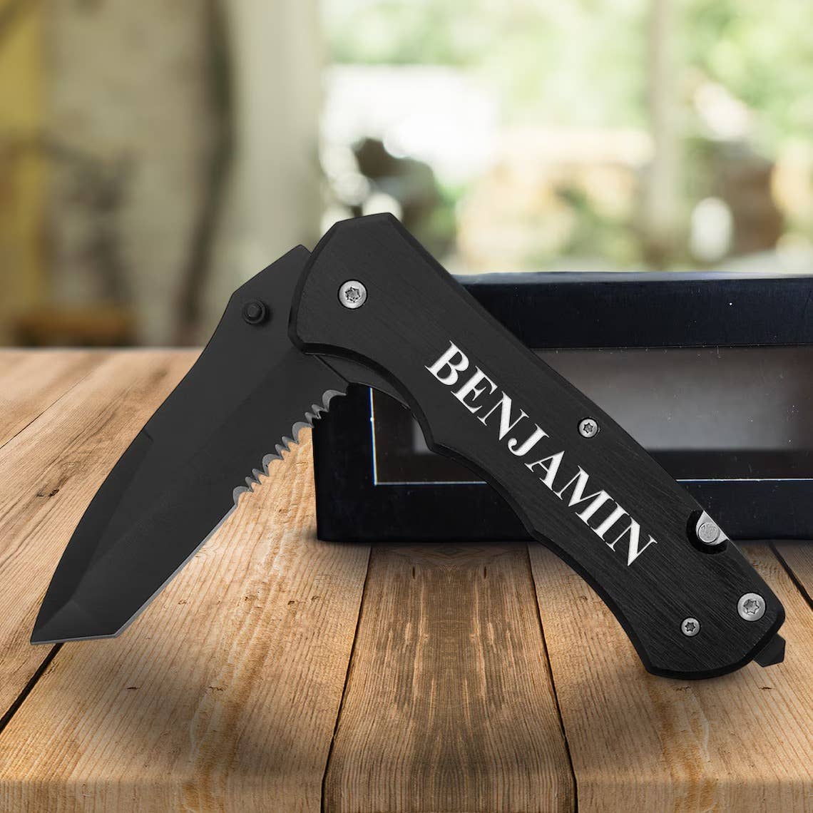 Personalized Mens Knives/ Boyfriend Knives: Sellers Choice / Natural