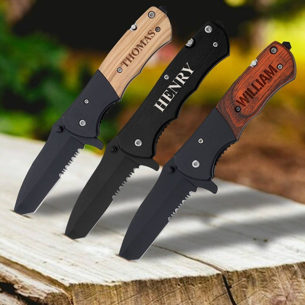 Personalized Mens Knives/ Boyfriend Knives: Sellers Choice / Natural