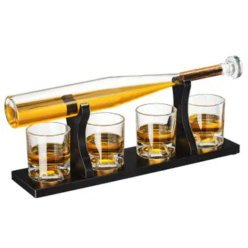 Baseball Gifts For Men, Baseball Bat Whiskey & Wine Decanter