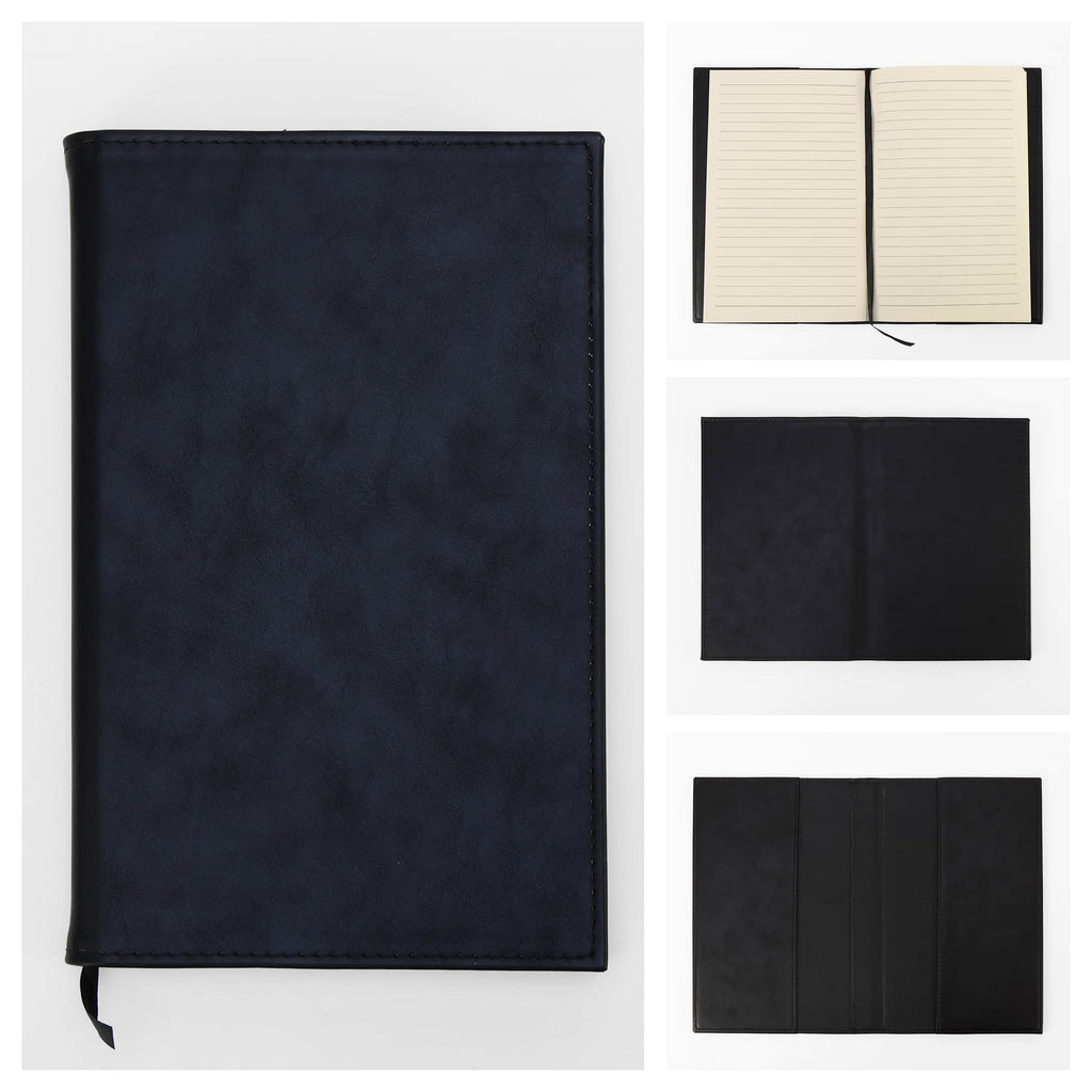 Laserette Journal Notebook: Navy / Black / Case of 12