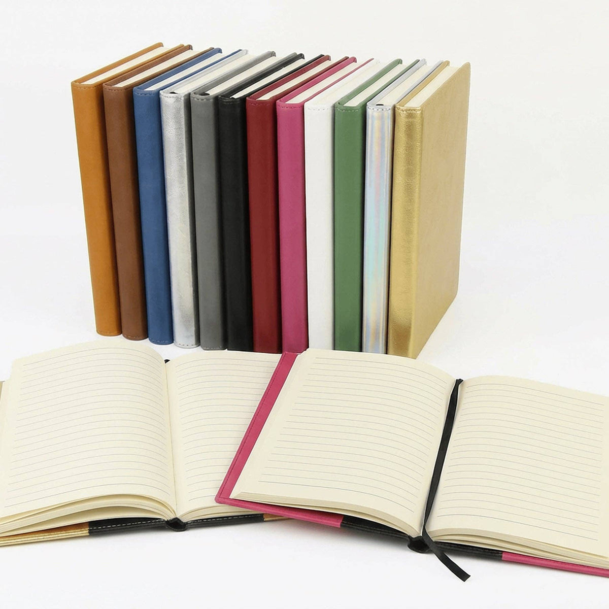 Laserette Journal Notebook: Navy / Black / Case of 12