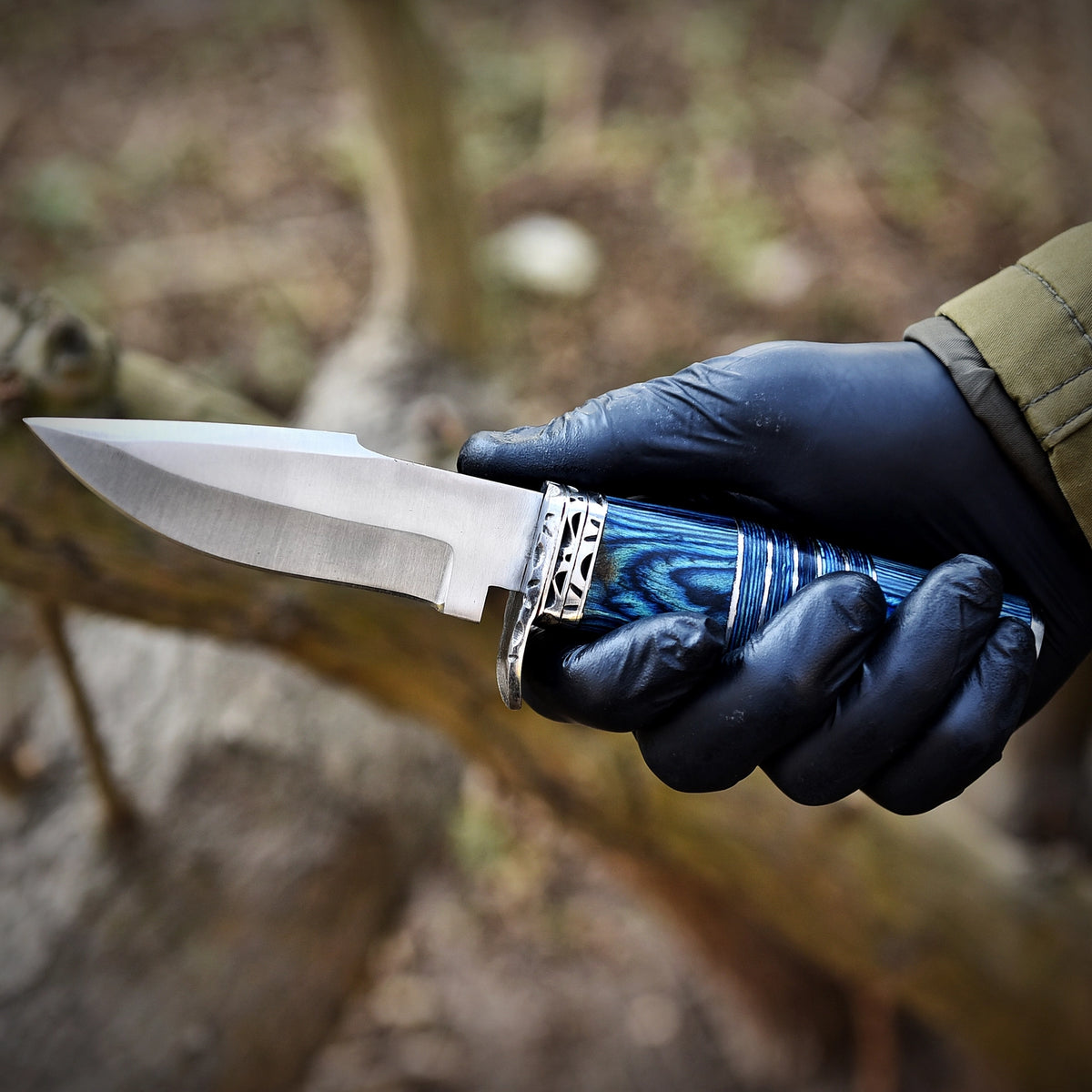 Fixed Blade Knife with Sheath - 9" Hunting Knife For Men
