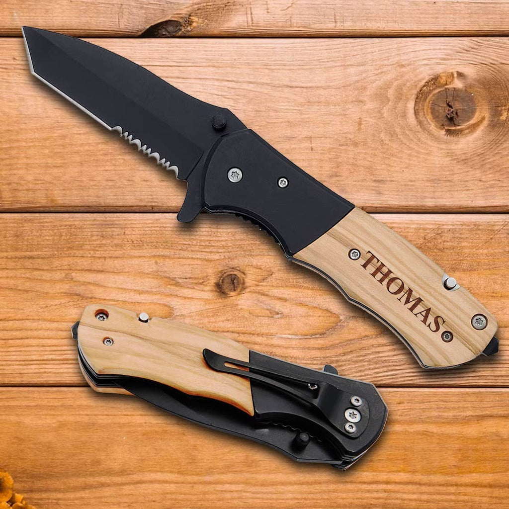 Personalized Mens Knives/ Boyfriend Knives: Sellers Choice / Natural