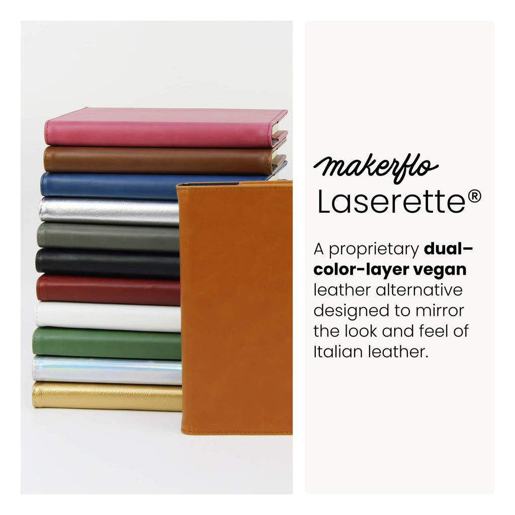 Laserette Journal Notebook: Navy / Black / Case of 12