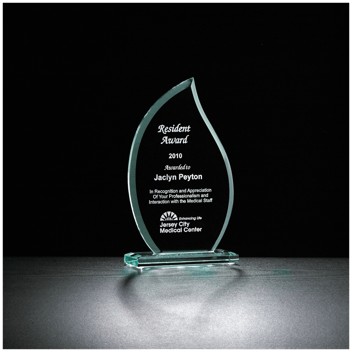 Flame Series Glass Award 6-1/2