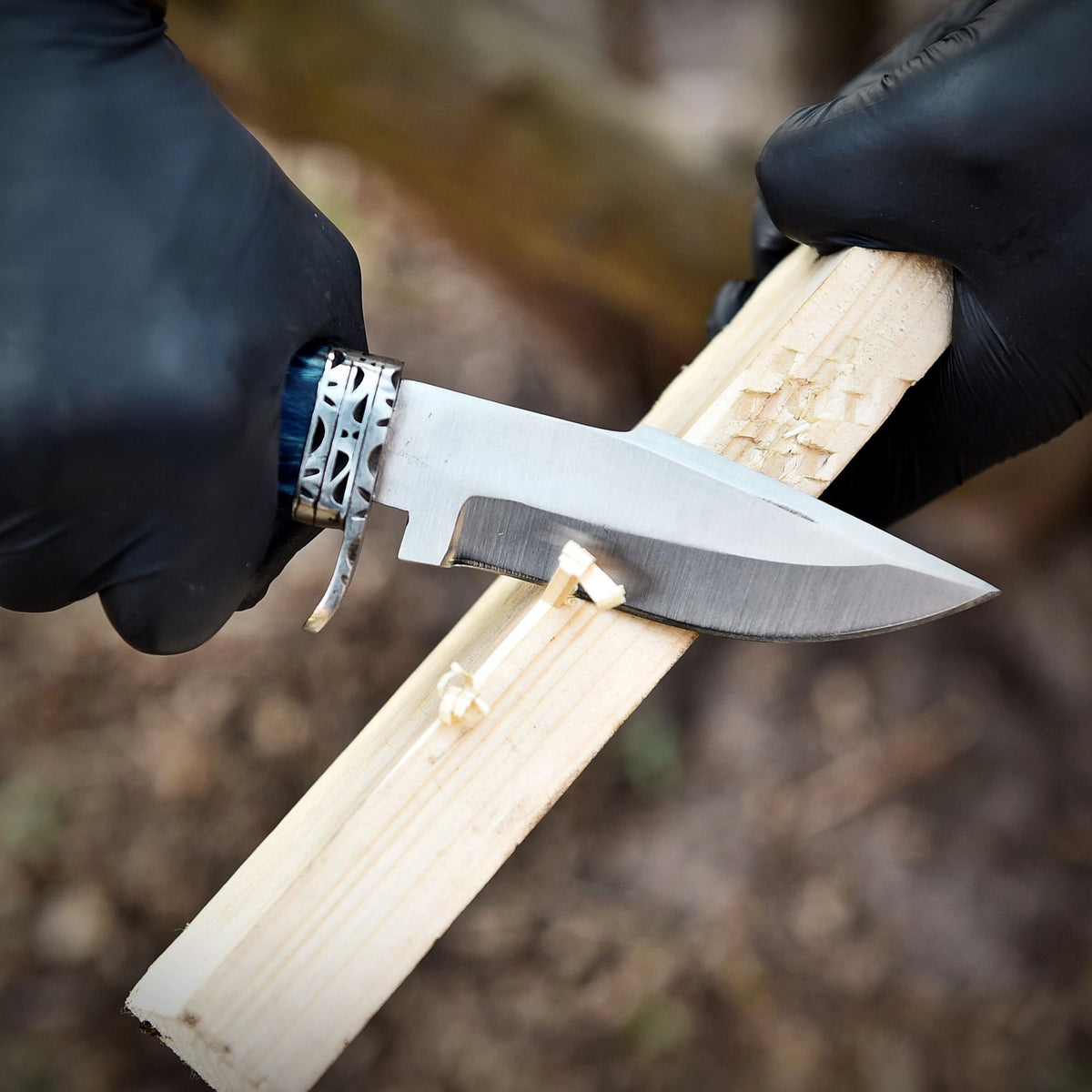 Fixed Blade Knife with Sheath - 9" Hunting Knife For Men