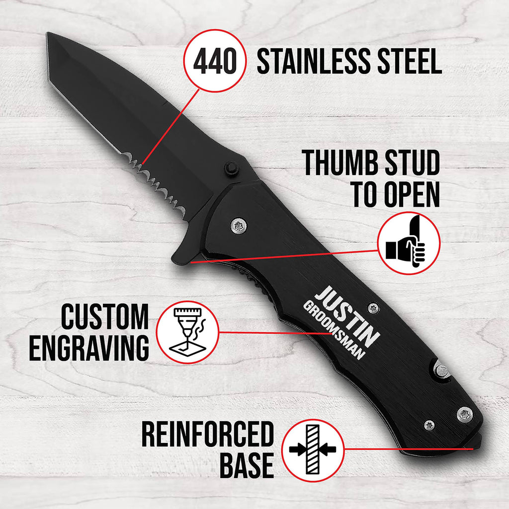 Personalized Mens Knives/ Boyfriend Knives: Sellers Choice / Natural