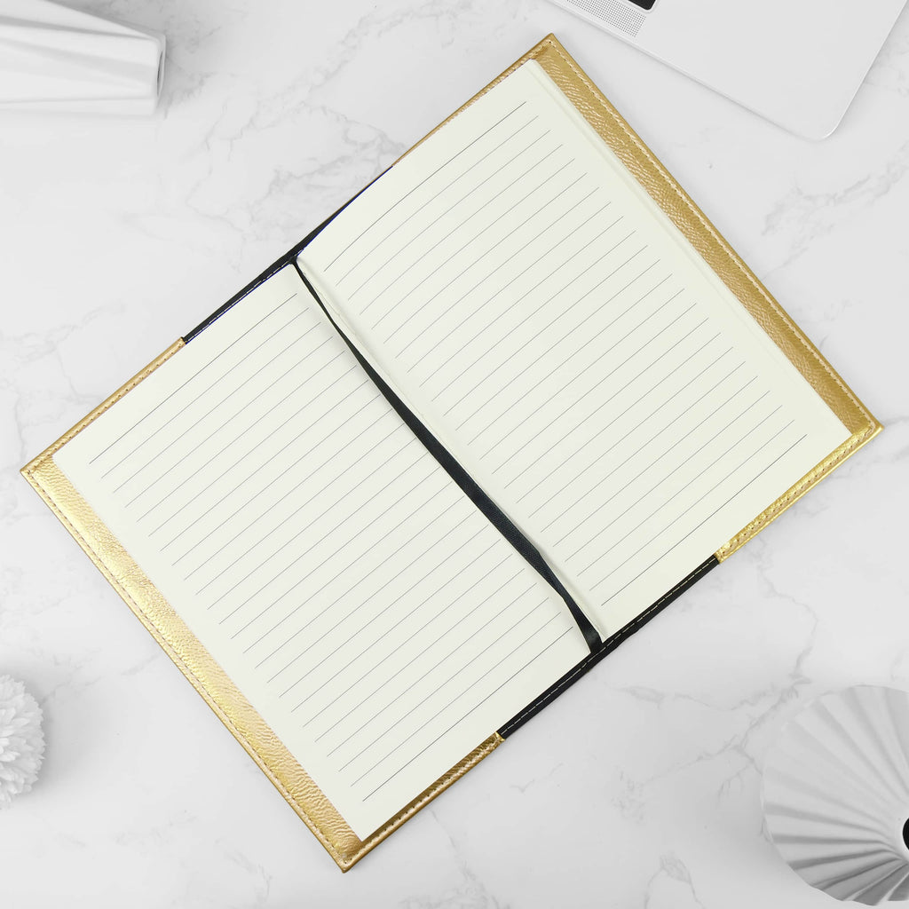 Laserette Journal Notebook: Navy / Black / Case of 12