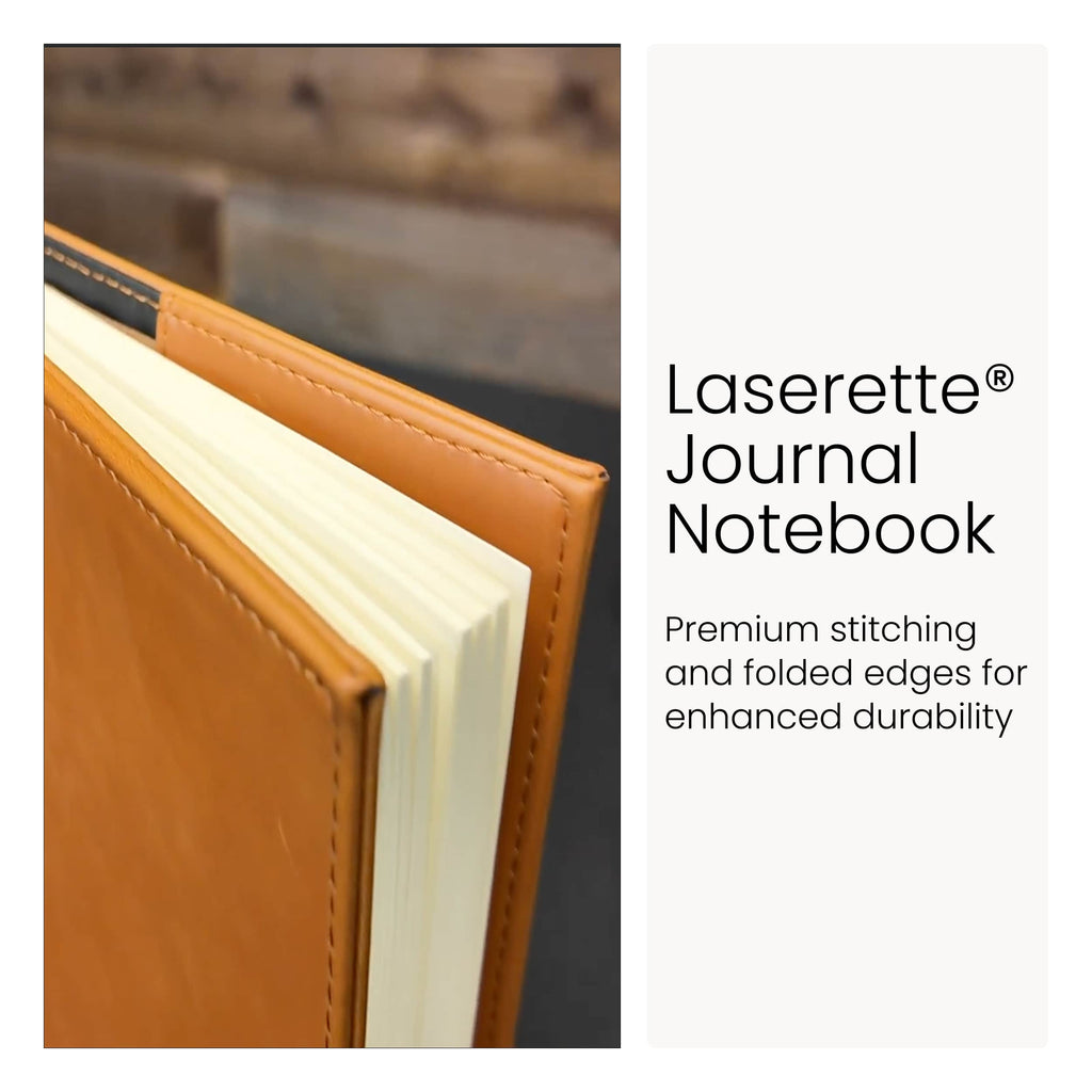 Laserette Journal Notebook: Navy / Black / Case of 12