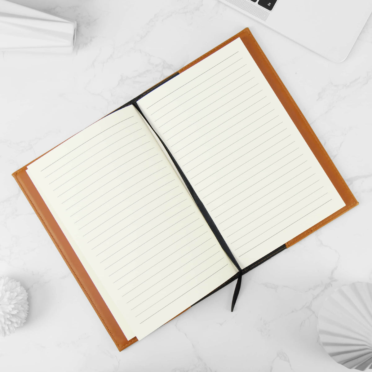 Laserette Journal Notebook: Navy / Black / Case of 12