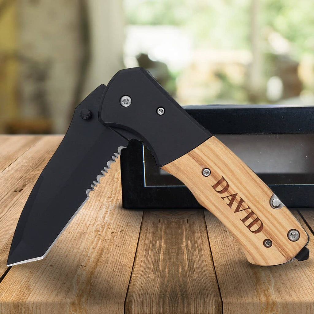Personalized Mens Knives/ Boyfriend Knives: Sellers Choice / Natural